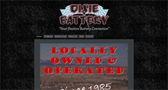 Desktop Screenshot of dixiebattery.com