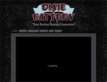 Tablet Screenshot of dixiebattery.com